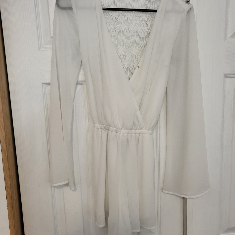 Altar'd State Small White Romper